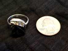 Load image into Gallery viewer, Shungite ring (size 8.5)
