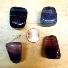 Load image into Gallery viewer, Rainbow fluorite (tumbled)
